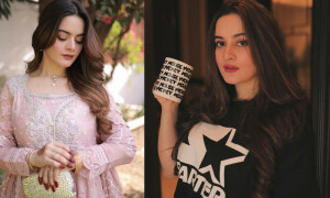 بچوں کی پیدائش کے بعد ایمن اور منال وزن کم کرنے کے لیے پرعزم