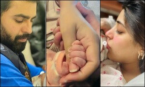 عروہ حسین اور فرحان سعید کے ہاں 7 سال بعد پہلے بچے کی پیدائش