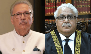 صدر مملکت نے سپریم کورٹ کے جسٹس مظاہر نقوی کا استعفی منظور کرلیا