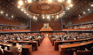 سینیٹ میں انتخابات کے التوا کی ایک اور قرارداد جمع