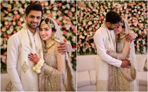 شعیب ملک نے اداکارہ ثنا جاوید سے دوسری شادی کرلی