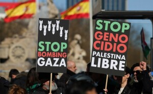 PHOTOS: Pro-Palestine protesters in Spain call for ceasefire in Gaza conflict