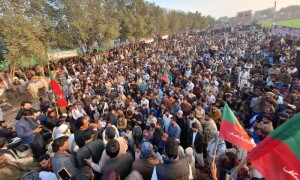 PTI holds first power show in Swabi since May 9
