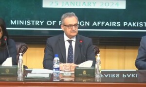 &lsquo;Credible evidence&rsquo; of links between Indian agents and assassination of 2 Pakistanis: foreign secretary