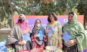 Three women from Rohri are making reusable pads for an affordable and sustainable menstrual hygiene solution