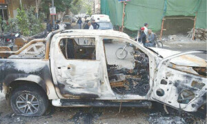 Violence breaks out after MQM-P worker killed in clash with PPP