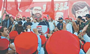 ANP protests snatching of postal ballots in Swabi