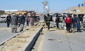 PHOTOS: Police personnel stationed in Quetta amid unrest