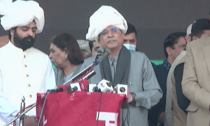Zardari makes promises to people of Talagang