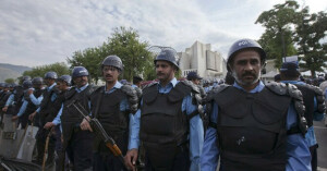 Capital police conduct search operations ahead of polls