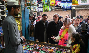 PHOTOS: PPP candidate Saveera Parkash on the campaign trail in Buner