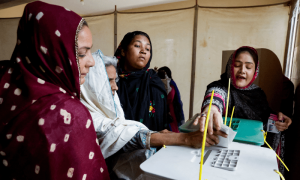 PHOTOS: 93-year-old Sughra Bibi casts vote in Karachi