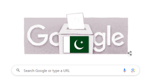 Google Doodle highlights general elections in Pakistan