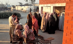 Voting ends at several polling stations in Khushab, Kohat and Ghotki after repolls