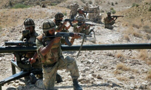 Two &lsquo;militants&rsquo; killed, cop martyred in Tank operation