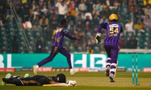 پی ایس ایل 9: پشاور زلمی کو شکست، کوئٹہ گلیڈی ایٹرز 16 رنز سے کامیاب