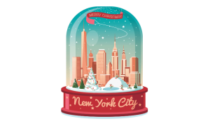 Christmas in New York With Brand Santa