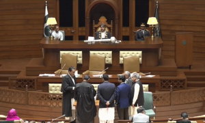 Counting of votes for Sindh Assembly deputy speaker underway