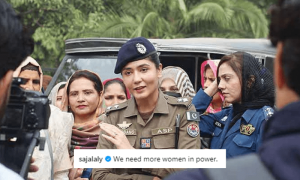 ASP Shehrbano hailed as a hero after rescuing woman from charged mob in Lahore