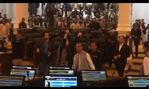 Ruckus in KP Assembly as session yet to begin