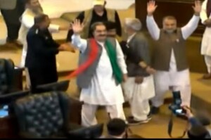 SEE: PTI&rsquo;s Ali Amin Gandapur arrives at KP assembly