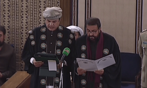 بلوچستان اسمبلی کے نو منتخب اسپیکر، ڈپٹی اسپیکر نے حلف اٹھالیا