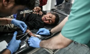اسرائیلی کا غزہ کے خیمے پر حملہ، 11 فلسطینی شہید