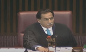 Ruckus in NA as speaker warns of action against PTI&rsquo;s Jamshaid Dasti