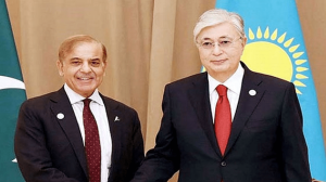 Kazakh president felicitates Shehbaz on re-election as PM