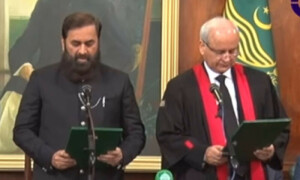 جسٹس ملک شہزاد احمد خان نے چیف جسٹس لاہور ہائی کورٹ کے عہدے کا حلف اٹھالیا