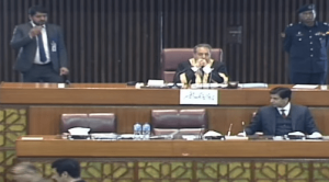 IHC chief justice presides over joint session of Parliament as presidential election begins