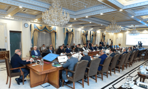 At first cabinet meeting, PM Shehbaz says priority is to curb inflation on food prices