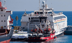 First ship with aid for Gaza leaves Cyprus port: NGO
