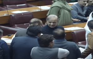 PM Shehbaz reaches Parliament House for Senate by-poll