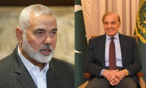 حماس سربراہ اسماعیل ہنیہ کی شہبازشریف کو وزیراعظم بننے پر مبارکباد