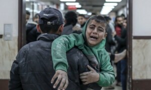 غزہ: امداد تقسیم کرنے والی ٹیم پر اسرائیل کی بمباری، 23 فلسطینی شہید