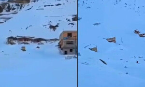 خیبر پختونخوا: ناران میں گلیشیئر گرنے سے متعدد ہوٹل تباہ