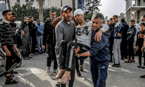 Fighting continues around 3 Gaza hospitals amid concerns