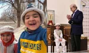 &rsquo;آج میں وزیراعظم ہوں&lsquo;، سوشل میڈیا اسٹار شیراز کی شہباز شریف سے ملاقات