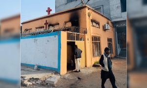 Gujar Khan church gutted after Friday service