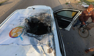 Israel bombed World Central Kitchen aid convoy travelling on &lsquo;pre-approved route&rsquo; 3 times: report