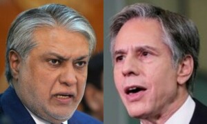 In first phone call, FM Dar, Blinken express satisfaction at positive momentum in Pak-US ties