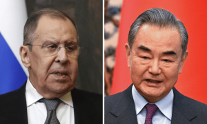 Russian FM in China to discuss &lsquo;burning issues&rsquo;