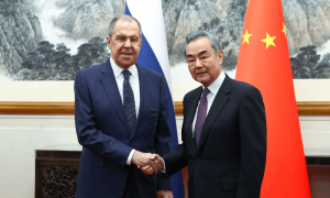 China to &lsquo;strengthen strategic cooperation&rsquo; with Russia as FM Lavrov visits