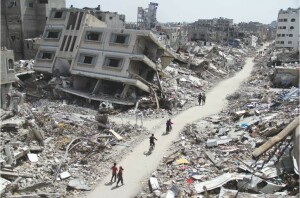 90pc of buildings on Gaza&rsquo;s eastern border destroyed or damaged: UN