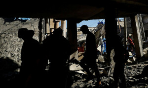 PHOTOS: Palestinians react to Israeli strike in Rafah