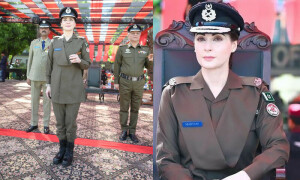 مریم نواز کی پولیس یونیفارم میں تصاویر اور ویڈیوز وائرل