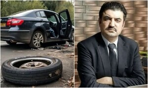 پی ٹی آئی رہنما شیر افضل مروت کی گاڑی کو حادثہ