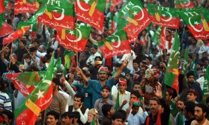 PTI holds first huddle since polls to devise plans for May 9