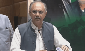 &rsquo;آپ کو مذاکرات کی اجازت کس نے دی&lsquo;، ڈی جی آئی ایس پی آر کی پریس کانفرنس مسترد کرتے ہیں، عمر ایوب